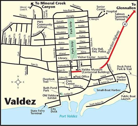 city of valdez map.